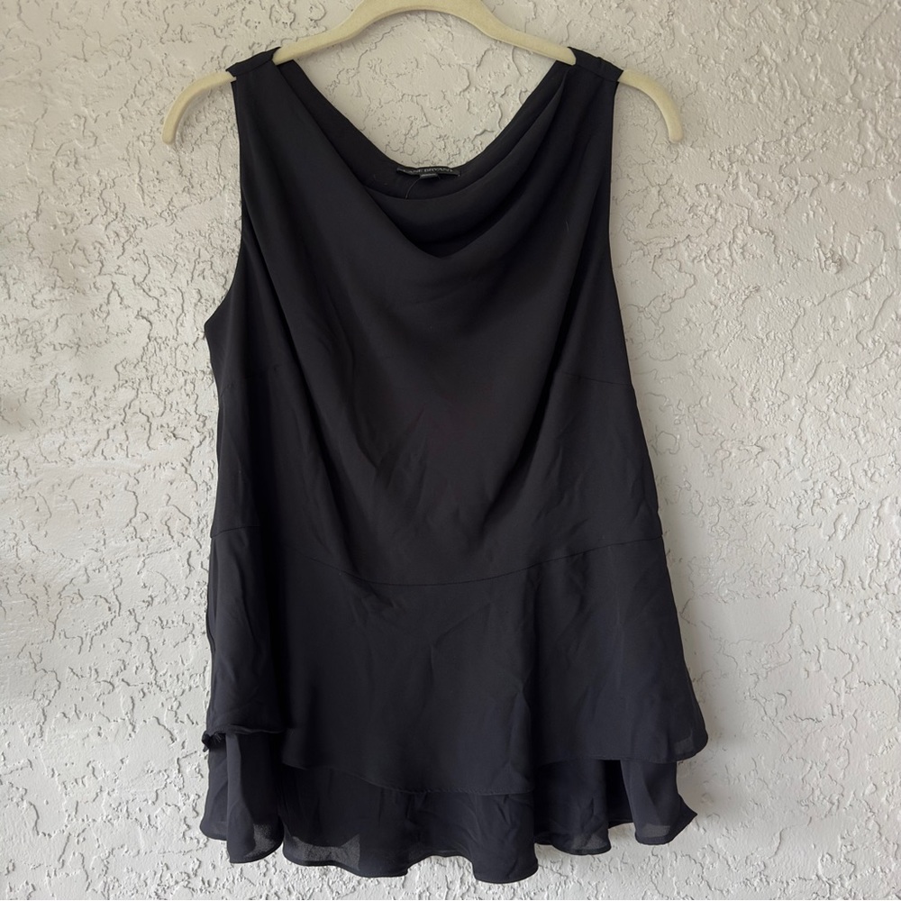 Lane Bryant sleeveless drape blouse